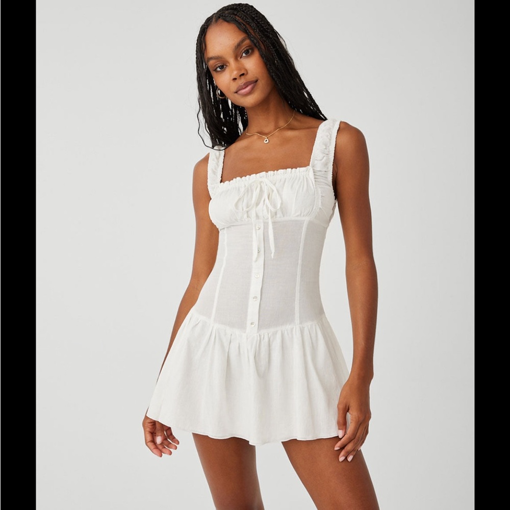 Frankie's Bikinis: Christa Ruffle Mini Dress